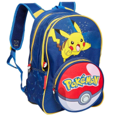 Pokemon Pikachu Rygsæk 43 cm Pokeball