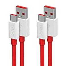 ACOCOBUY OnePlus Dash laddningskabel 1,8 m/6 fot USB C-kabel OnePlus snabbladdning typ C laddningskabel för OnePlus 8 Pro/8/Nord/7T Pro/7T/7 Pro/7/6T/6/5T/5/3T/3, VOOC-kabel för OPPO hitta X/OPPO Reno 2