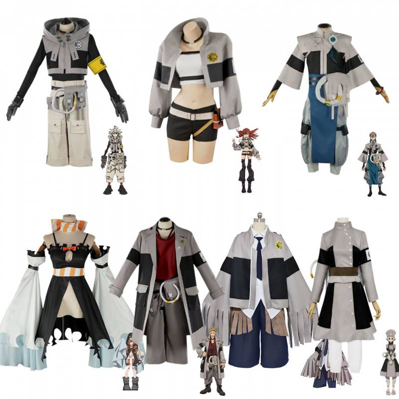 Abyss War Ghost Cosplay Costume Lu De Li You Engine Zan Ka Ya Mo Tam Ji Anime Game Roleplay Uniform Men Women Halloween