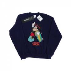 Disney Mickey Mouse Skate Dude Sweatshirt för damer/damer L marinblå färg