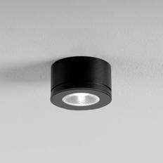 Egger Licht Downlight Newton, dimbar, Svart, Vardagsrum / matsal, Aluminium / grå / zink, Modern, Downlights