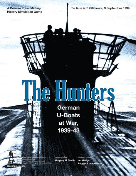The Hunters Brætspil German U-Boats at War 1939-43.