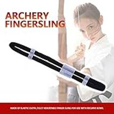 Finger Archery Finger för Recurve Bow Tillbehör Röd L Genom Att Se Till Att du Håller Bågen Detta Väsentliga Stadiga G Som Tillåter (XL)