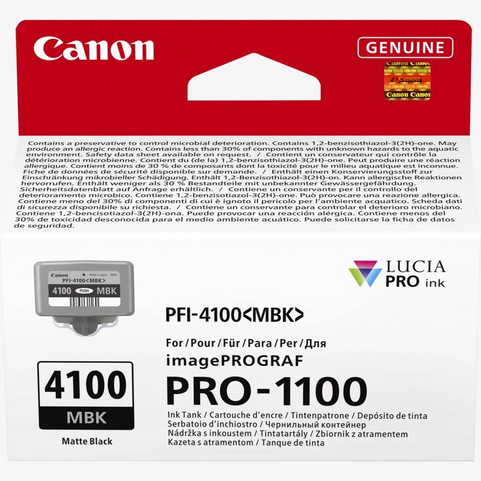Canon PFI-4100MBK mattsvart bläckpatron