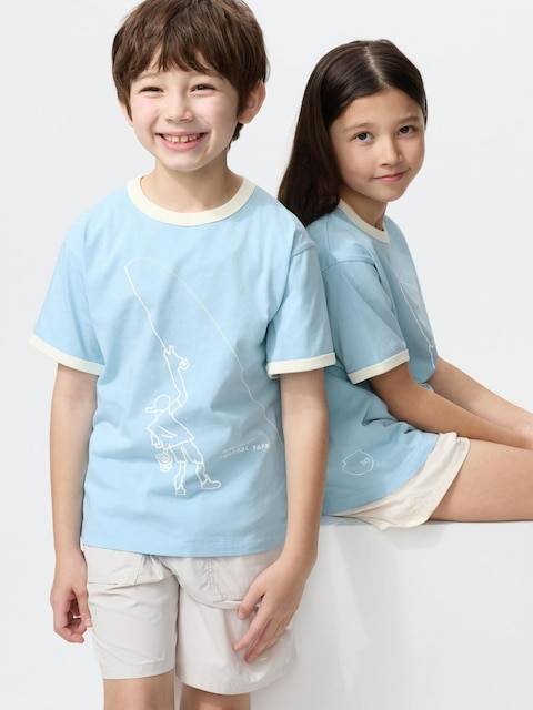 Uniqlo - Jason Polan Ut Graphic T-shirt - Blue - 3 Years (100cm)