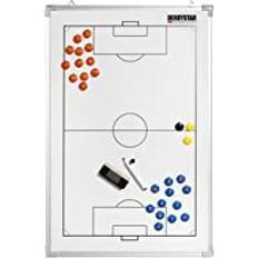 Derbystar taktiktavla aluminium fotboll, 45 x 30 cm, 411100000, vit