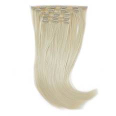 Rapunzel of Sweden Vegan Clip-ins Straight / Medium Volume / 5 pieces 50 cm 10.10 Platinum Blonde
