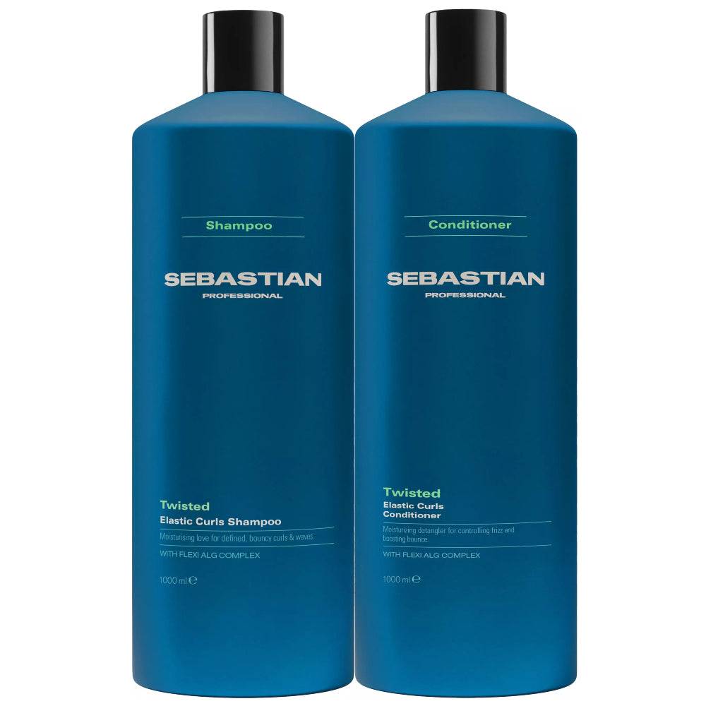 Sebastian Professional Twisted Elastic Curls BIG DUO  / 2X 1000 ML