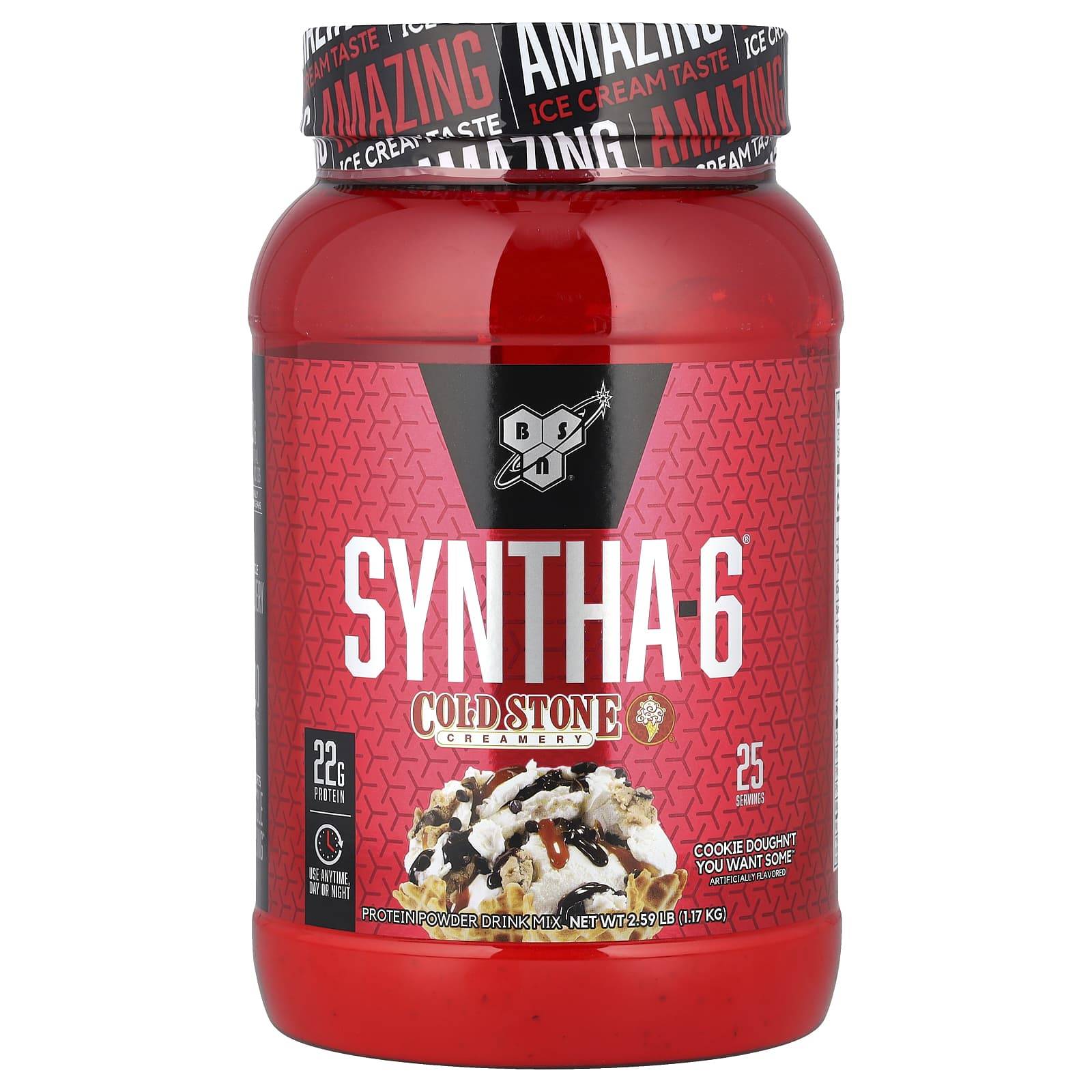 Syntha-6®, Protein Powder, Cold Stone Creamery, Cookie Doughn'T You Wanted Some™, 1.17Kg(2.59Lbs)