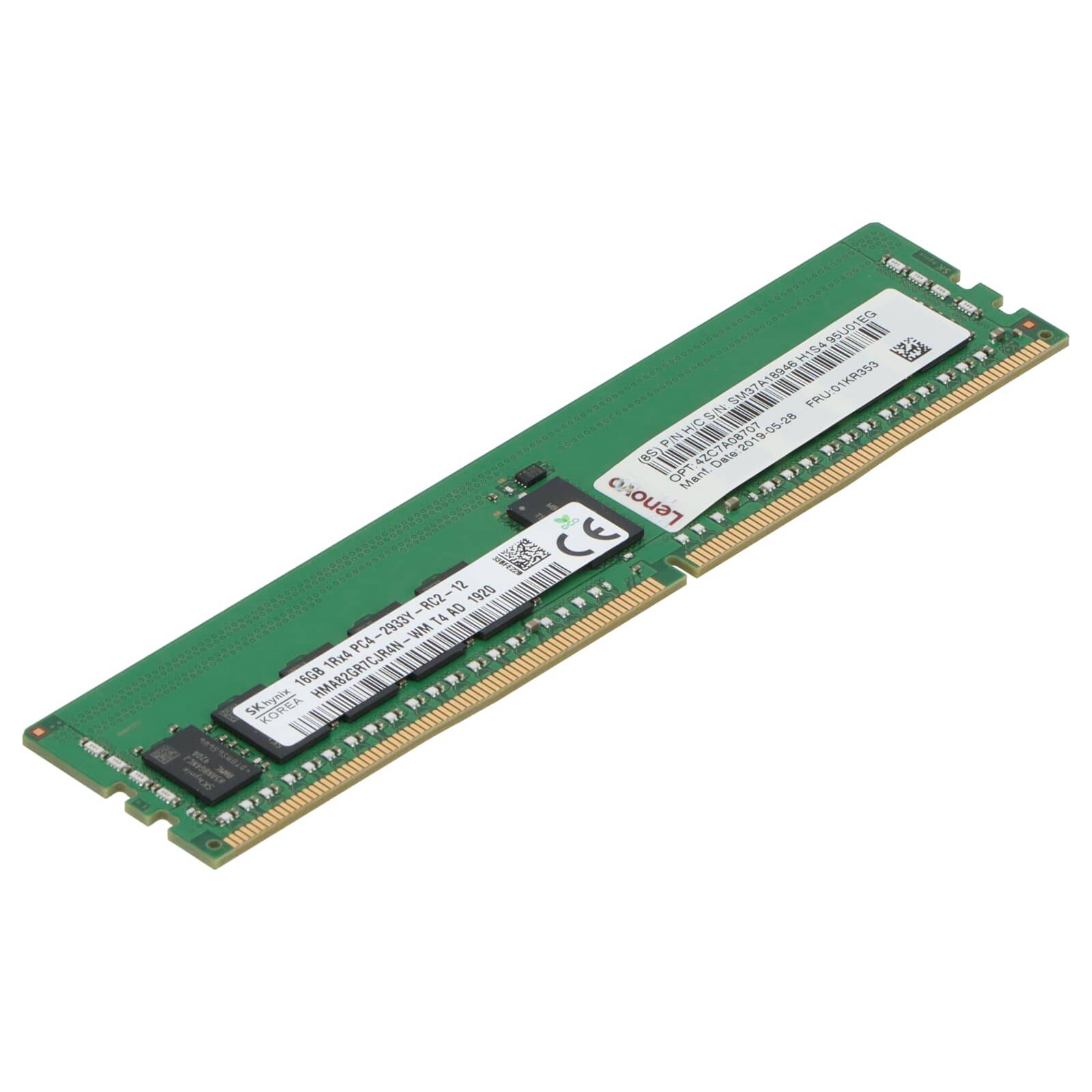 Begagnat SK Hynix 16GB 1Rx4 PC4-23400 DDR4-2933MHz ECC Registered RDIMM HMA82GR7CJR4N-WM
