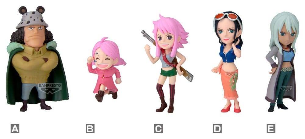 One Piece World Collectable Figure Förälder–Barn Blodslinje 3 Minifigur 7 cm Blindbox Display (12)