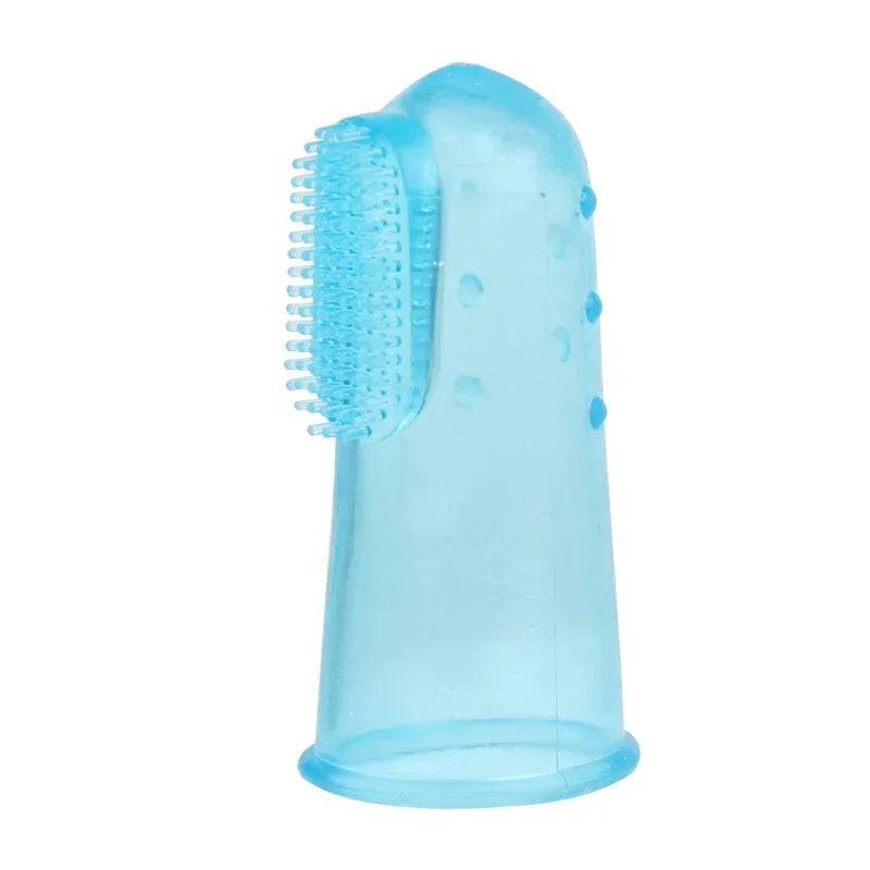 Soft Finger Dog Toothbrush - Style 1 Sky Blue 2 1 / 3 Pcs