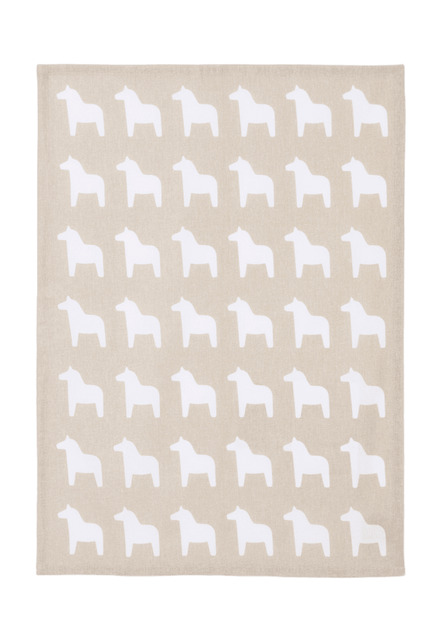 Åhléns Home Kökshandduk DALAHÄST 50x70 cm Kökstextil Beige ONESIZE