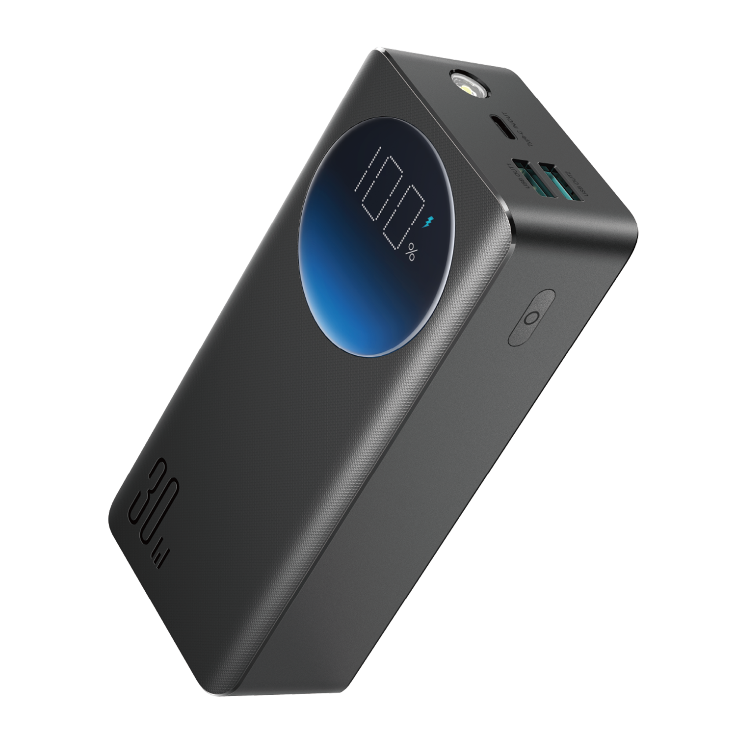 JOYROOM JR-PBF02 30W 20000mAh PD Starriness Series 3 Output Large Smart Digital Display Power Bank iPhone 15 Pro Max för