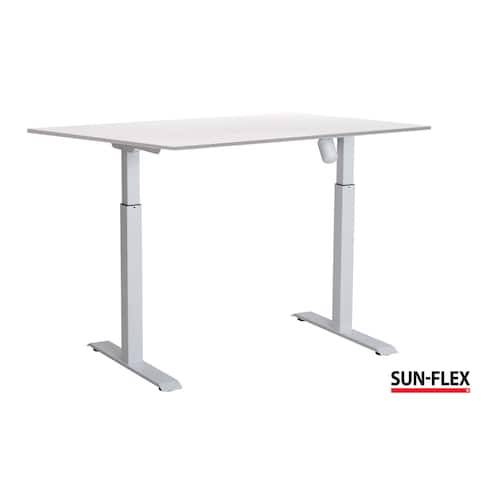 SUN-FLEX Bord II höj/sänk 120x80 vit/vit