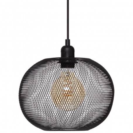 Pendellampa Metall Svart "Emie" D.25 cm