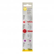 Wilton tyllar - 4-pack - #102, #104, #224, #352