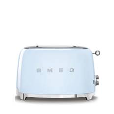 Smeg - rostfri brödrost med logotypplakett - unisex - rostfritt stål - one size - Blå