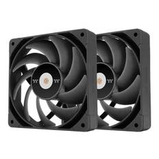 Thermaltake TOUGHFAN 14 Pro - Gehäuselüfter - hoher statischer Druck - 140 mm - Schwarz (Packung mit 2)