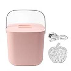 Fockety Diskmaskin b�ärbar bänkskiva, mini djup rengöring diskmaskin 18 W 8,5 V 2 A 2 000 mah automatisk avstängning diskmaskin för servis frukt grönsaker för lägenheter (rosa)