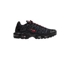 Nike, Sko , Herre, Sort, 47 EU, Sort Rød Tuned Air Sneakers