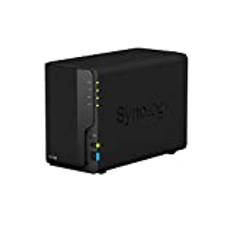 Synology DS218+-2G 2-Bay 4TB bunt med 2X 2TB ST2000VN004 IronWolf