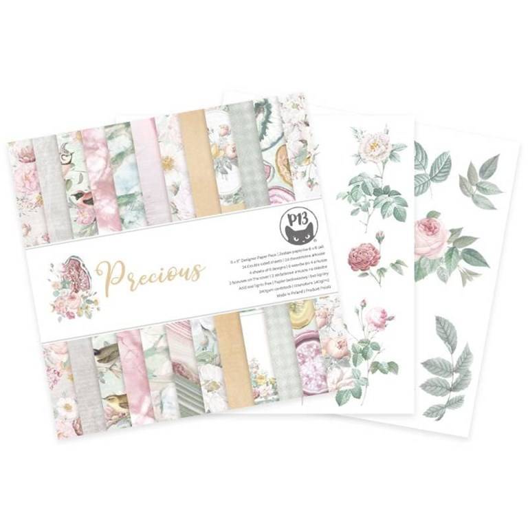 Scrapbookingpapper - 15x15 cm - Precious