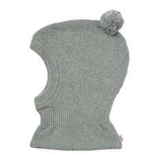 WHEAT Knitted Balaclava Pomi |Green |3-5Y