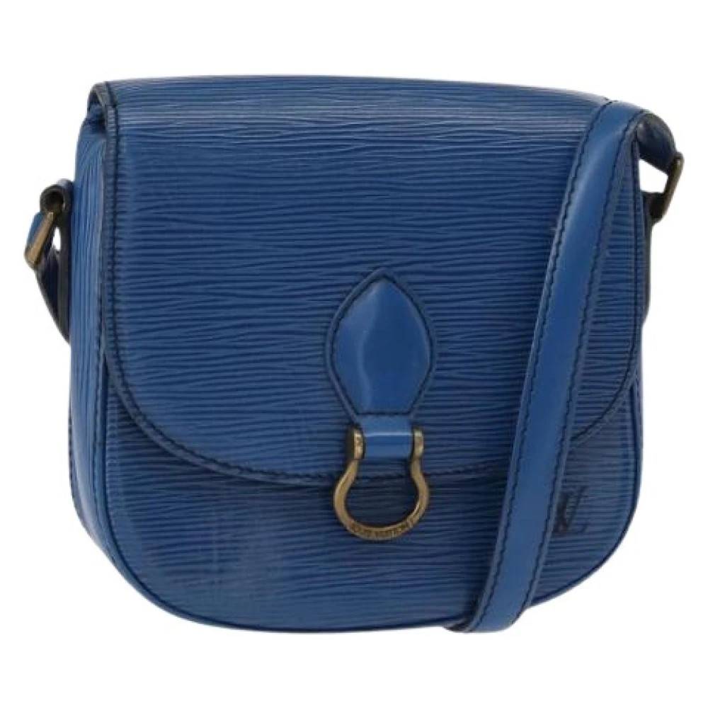 Louis Vuitton Vintage Pre-owned Vintage Cross Body Taske - Vintage - Dame - Blå - ONE SIZE - Læder