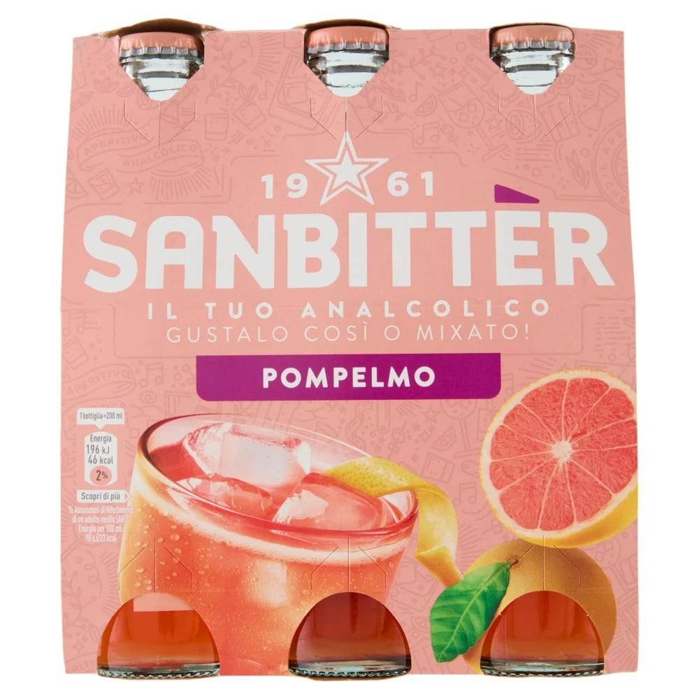 Sanbittèr Emozioni Pompelmo 24 x 20 cl