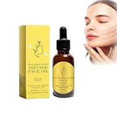 Frankincense Infused Face Oil, ekologisk ricinolja, Castor & Jojoba Oils, för Face Anti-Aging Miracle Facial Moisturizer Natural Skincare Hydrates Skin Moisturizing (1 st, 30 ml)