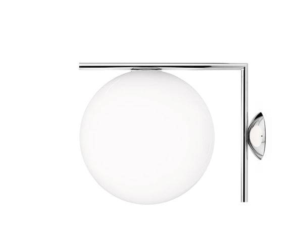 Flos IC Light C/W1 - Væg-Loft lampe - Krom