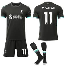 2024-2025 Liverpool Udebanetrøje Børn Voksen Fodboldtrøje Sæt Nr.11 M.SALAH XXL