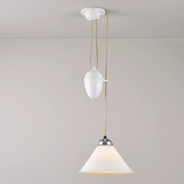 Cobb Rise & Fall FP189N small pendel original btc - Børstet aluminium