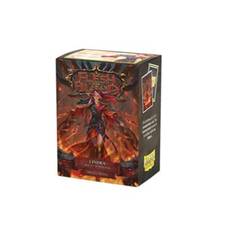 Dragon Shield Deck Protectors - Matte Art Sleeves: Flesh and Blood - The Hunted: Cindra, Dracai of Retribution - 100 lommer - Dragonshield - Sleeves #AT-16146