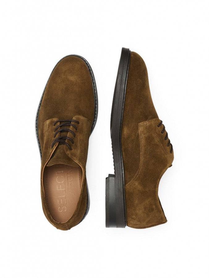 Selected Sko 16084115 - 40 / 16084115 Tobacco Brown