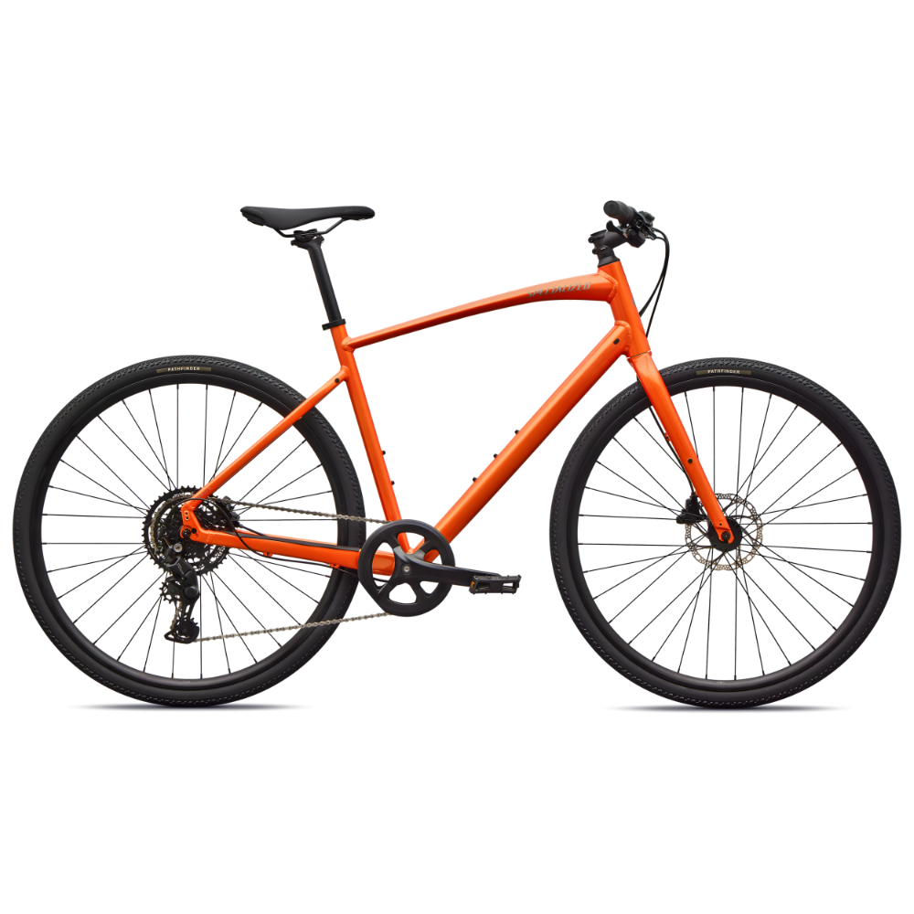 Specialized Sirrus X 2.0 - Gloss Tangerine / Shadow Silver Frost Reflective - S - Cykel