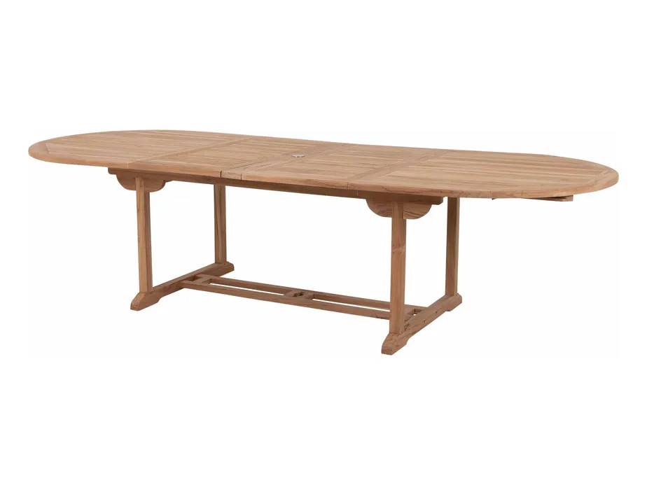 Sunzo Java matbord Teak 200-250-300 x 120 cm