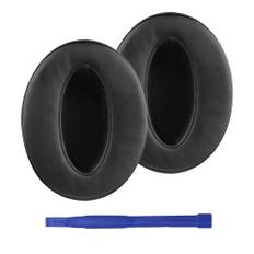 Adhiper HD 450BT Ohrpolster kompatibel mit Sennheiser HD 4.50BT, HD 4.50BTNC, HD 4.40BT,HD 350BT Kopfhörer,Ohrpolster mit Weichen Proteinleder & Memory Schaum(Schwarz)
