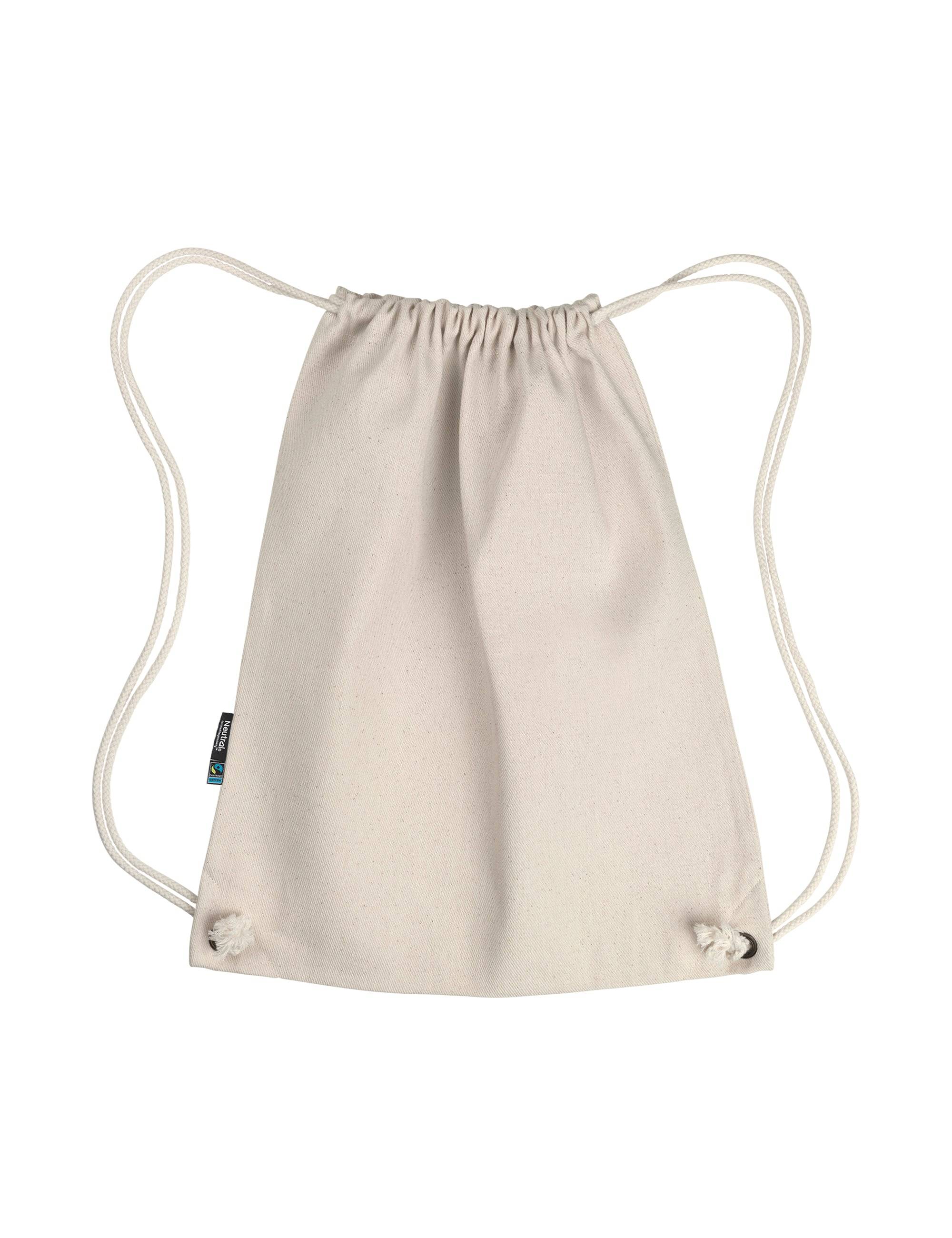 Fairtrade Organic Twill Gym Bag - One Size / Nature (One Size)