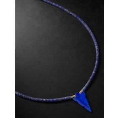 Jacquie Aiche - Gold, Lapis Lazuli and Diamond Beaded Necklace - Men - Blue