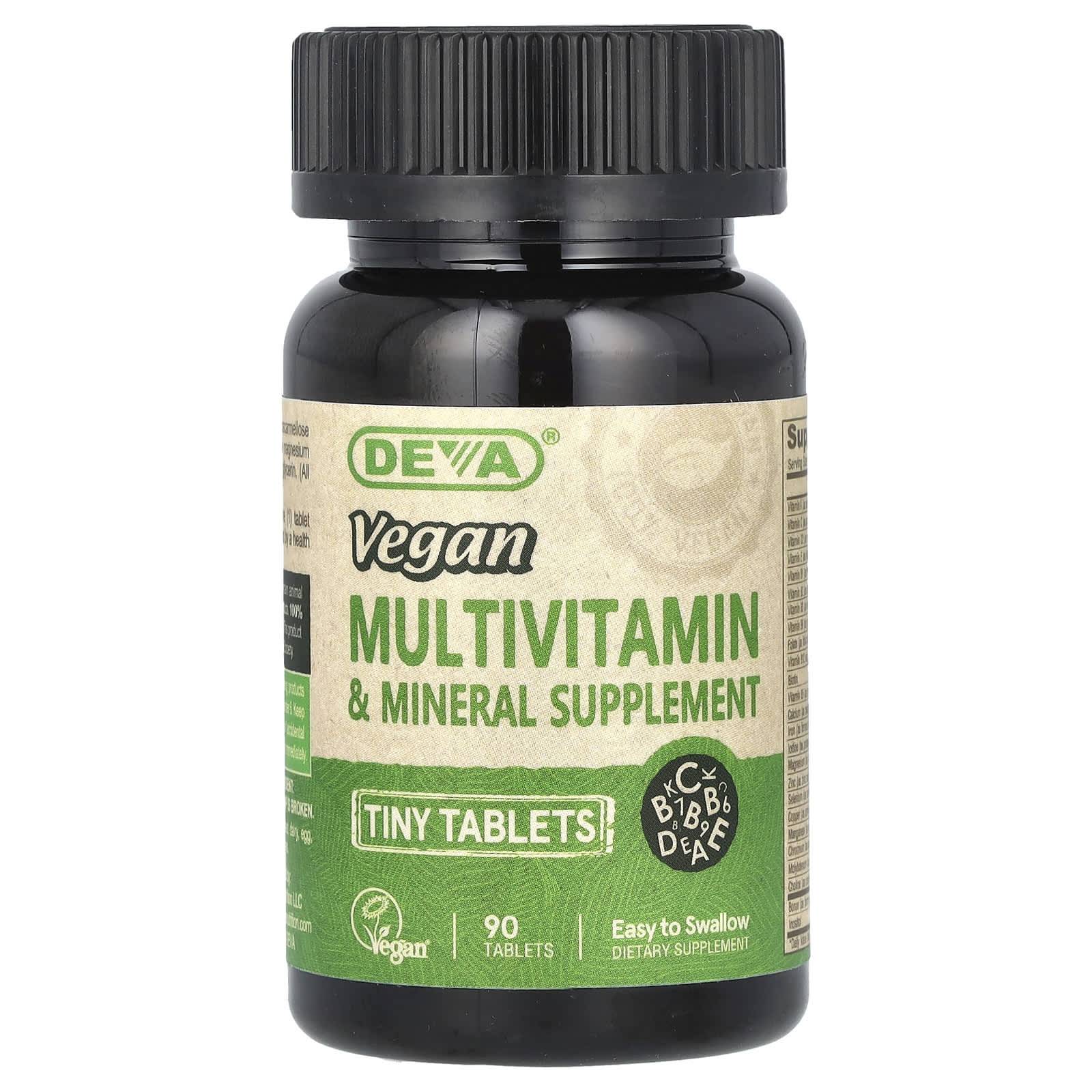 Vegan Multivitamin & Mineral Supplement, 90 Tablets