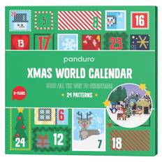 Adventskalender Xmas World – 6800 pärlor + tillbehör för att pärla en vintervärld!