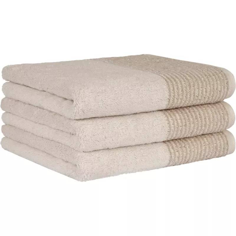 Handduk Luxury Home Two-Tone Natur 590-36