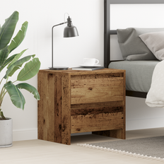 vidaXL Sengebord Gammel Træ 45x34x44.5 cm Konstrueret Træ