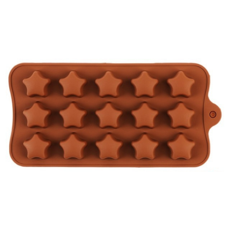 Chokladform Silikonform Stjärnor