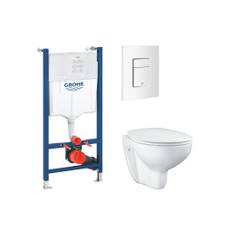 Grohe Bau vägghängt toalettpaket, vit/vit
