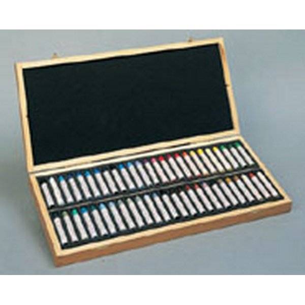 Oljepastell Sennelier 5ml träskrin - 50 färger