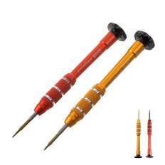Universel 8116 0.6mm Y-type Skruetrækker plus T2 x 25mm 6 Point Star Skruetrækker Reparationsværktøjs