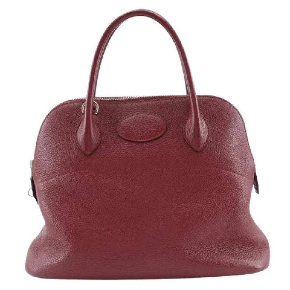 Hermès Vintage Pre-owned Bolide 31 Håndtaske Rouge Grenat - Vintage - Dame - Rød - ONE SIZE - Uld